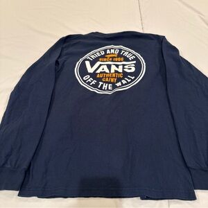 Vans Navy Long Sleeve Shirt